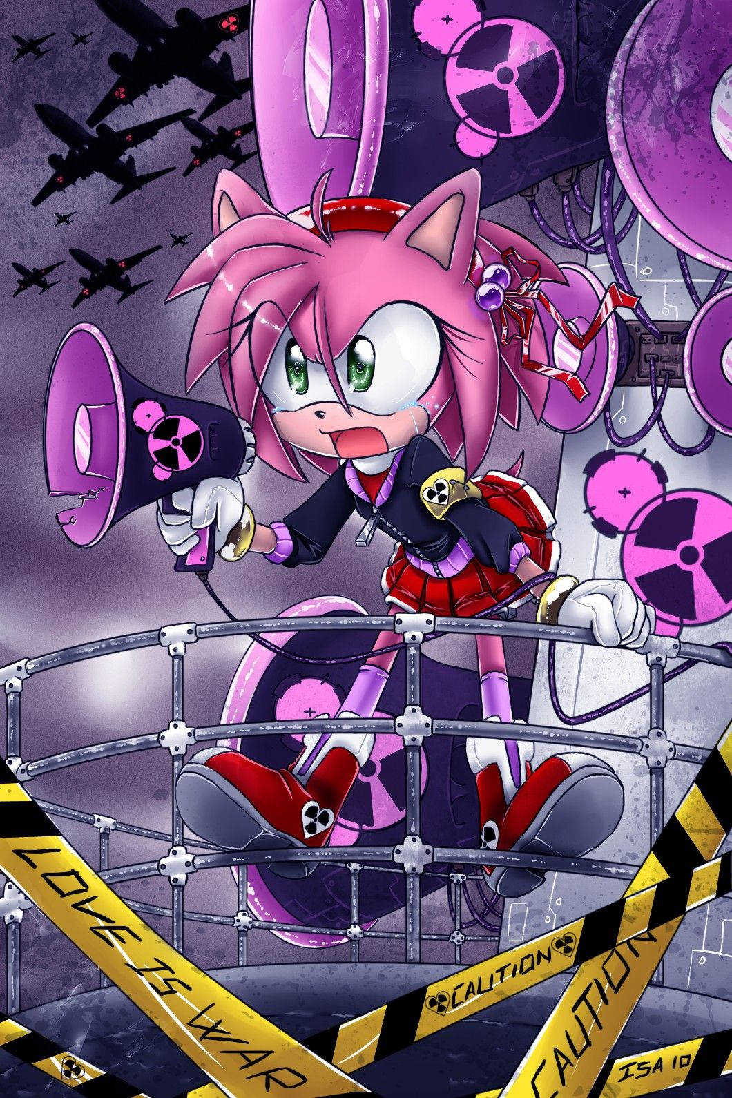 Download Amy Rose Love Is War Wallpaper