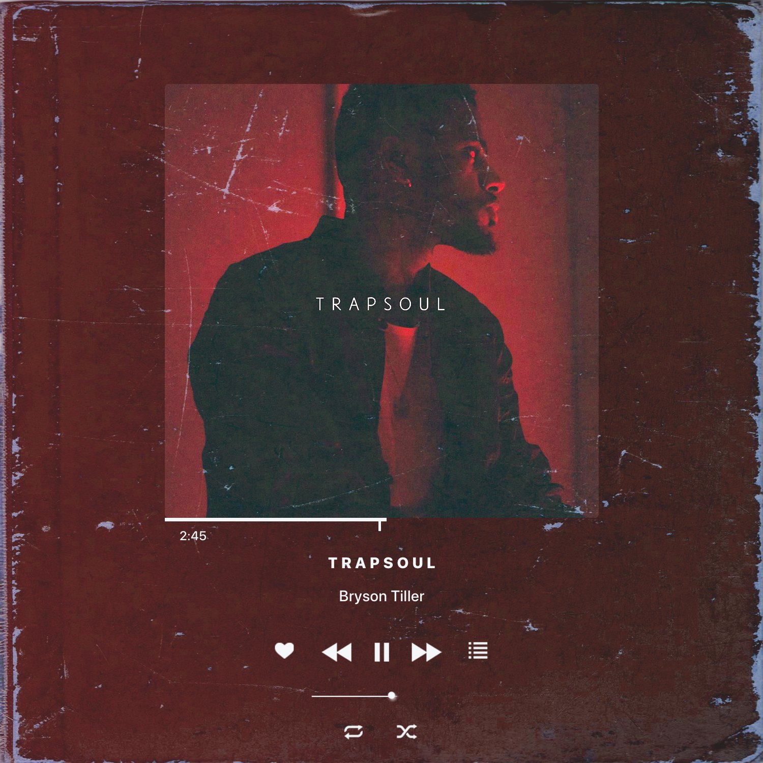 CM Designs Music Aesthetic Player Week + Lockscreen Day 1 (Trap) 5 5 Bryson Tiller R A P S O U L