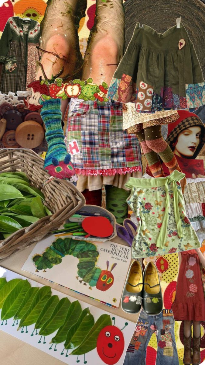 Apple core. Silly clothes, Funky outfits, Hungry caterpillar