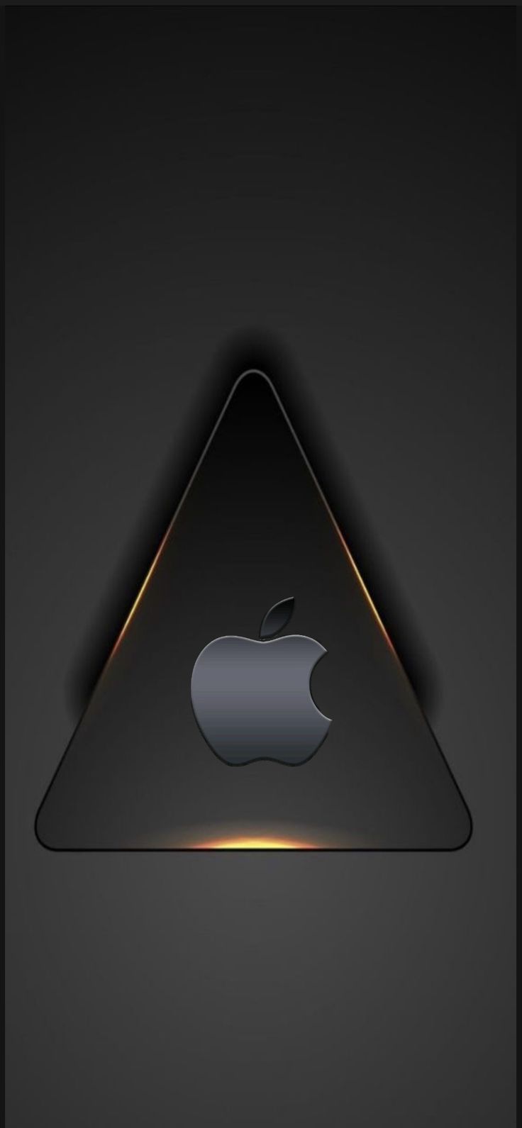 Apple Logo Triangle Art