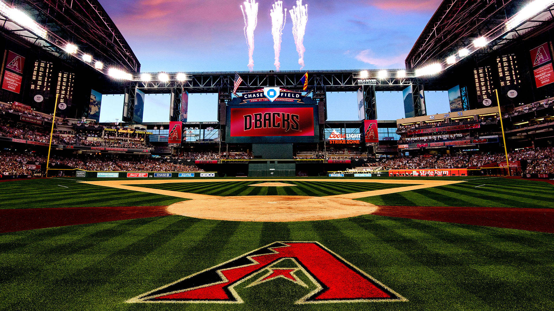 Download Arizona Diamondbacks Baseball Field Wallpaper