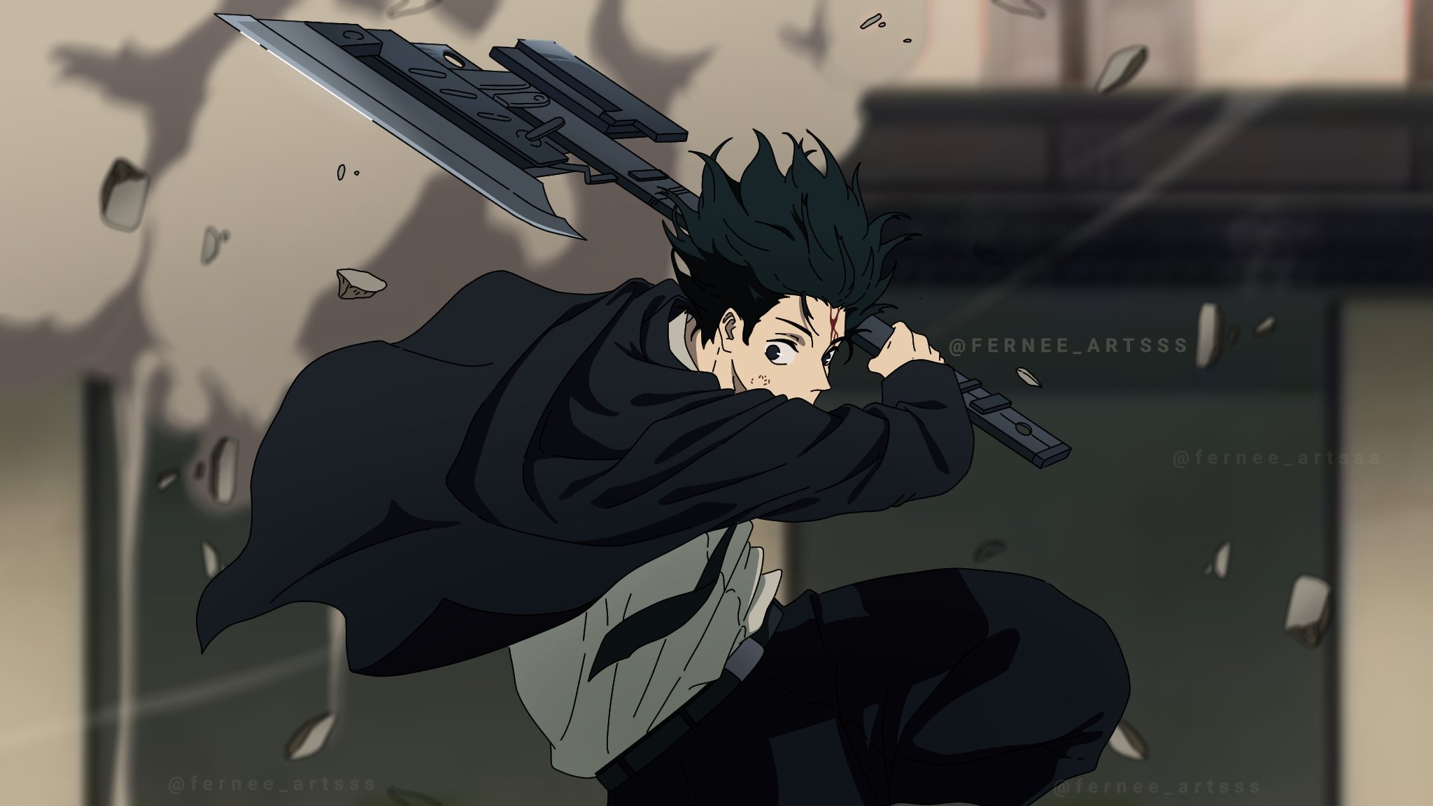 Shuu OPEN Yoichi // Sakamoto Days in Anime style #mangacoloring #mycoloring #SAKAMOTODAYS