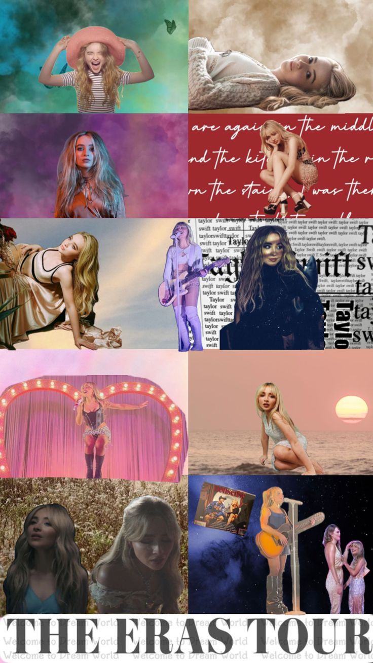 Sabrina Carpenter as the Eras