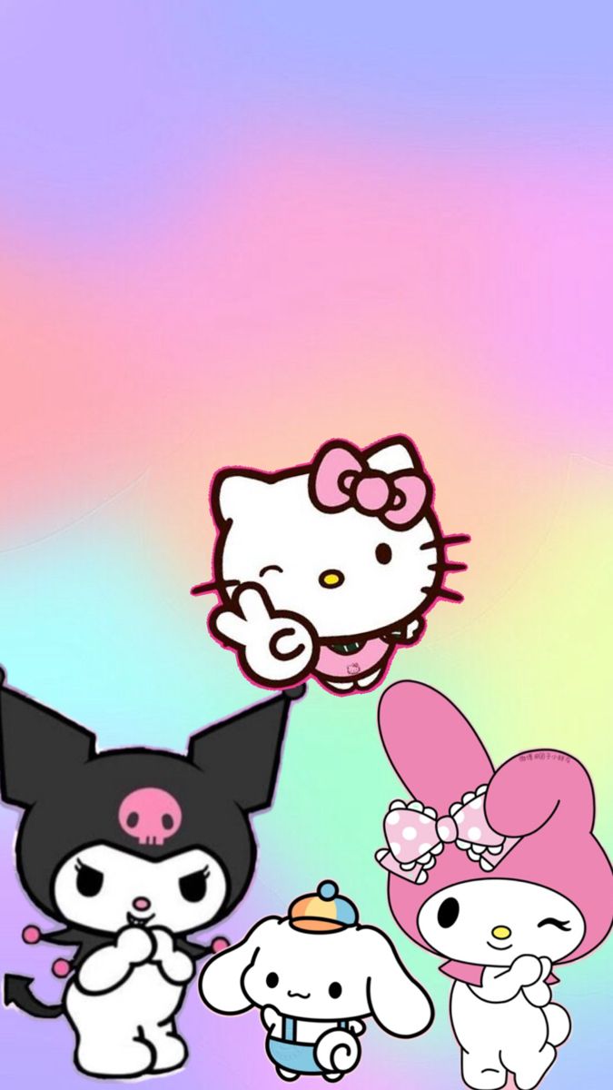 fondo #hellokitty #kuromi #cinamorrol