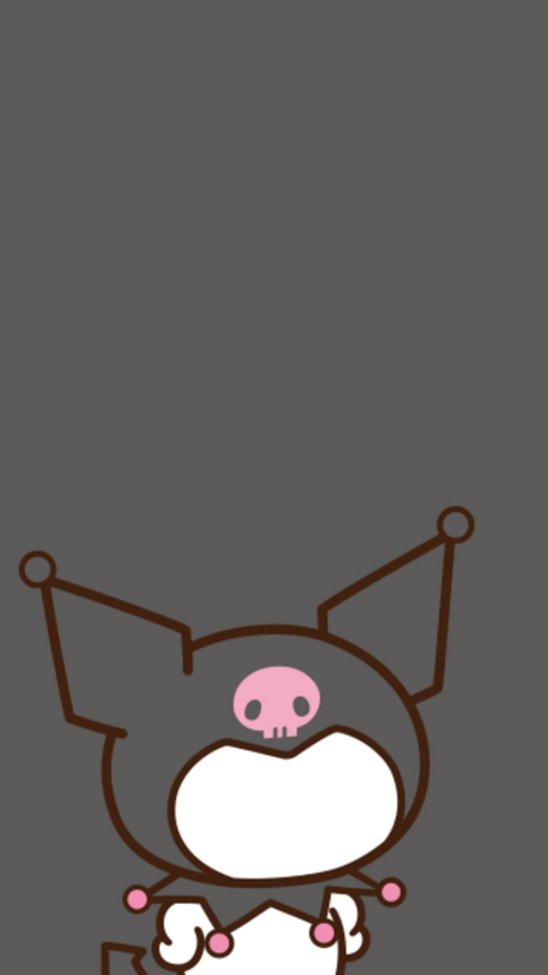 Download Minimalist Kuromi Vector Art Wallpaper