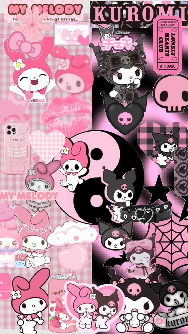 sanrio #hellokitty #mymelody #kuromi