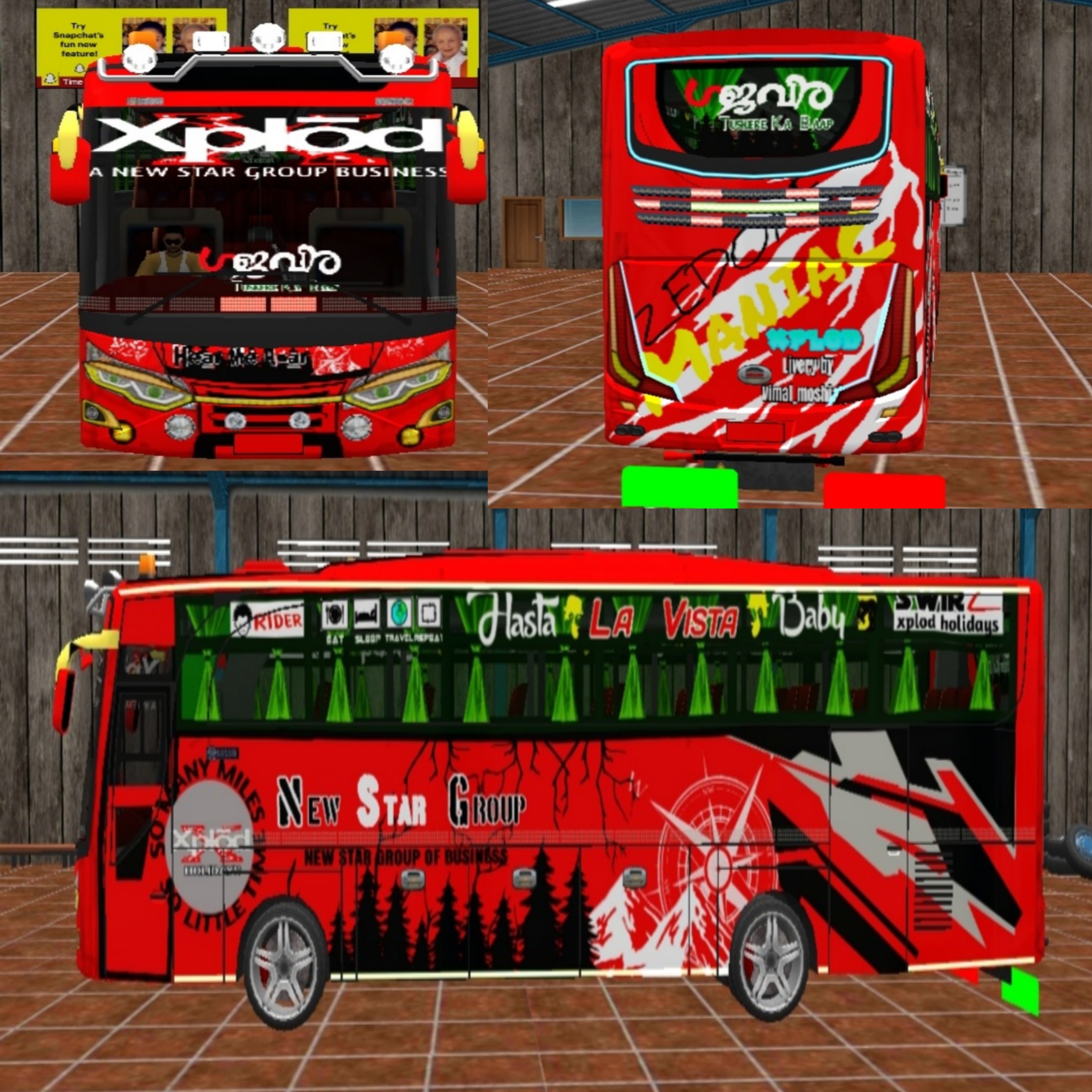 XPLOD BUS LIVERY FOR JET BUS