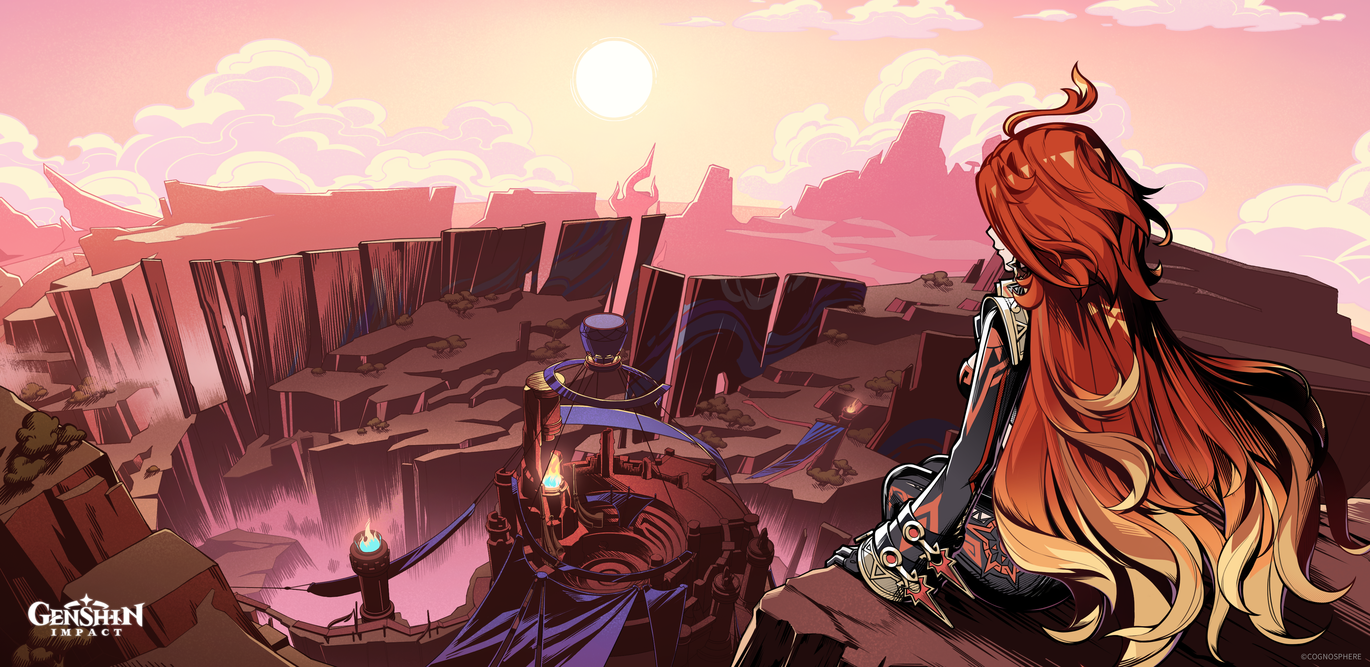 Mavuika from Genshin Impact 4K Ultra HD Wallpaper