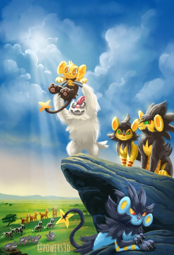 The Shinx King Art Print