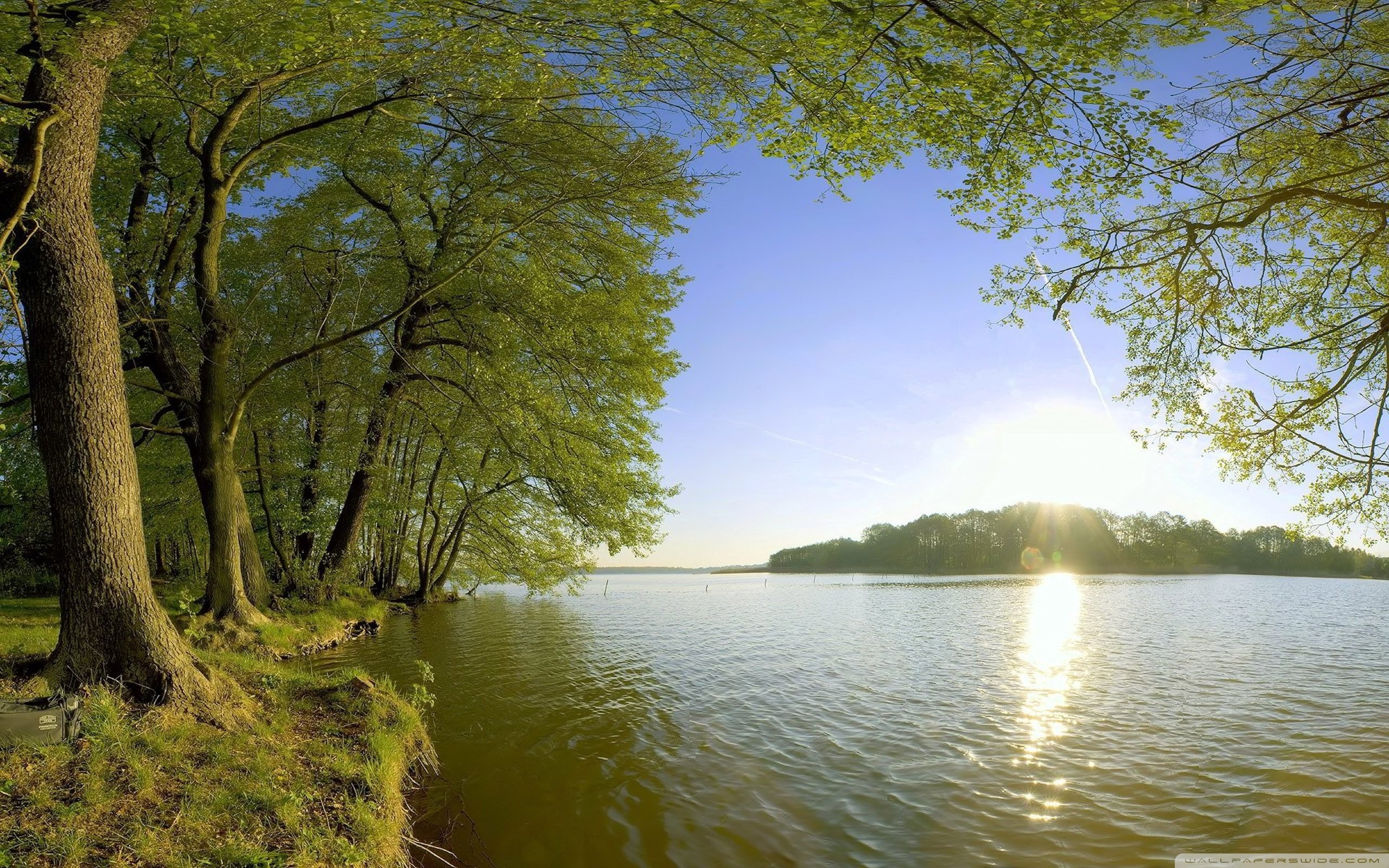 Lake, Summer 4K UHD Wallpaper for UltraHD Desktop and TV, Dual Monitor, Smartphone and Tablet Devices