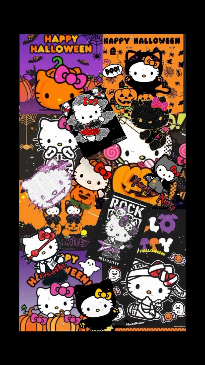 Halloween Hello Kitty Background