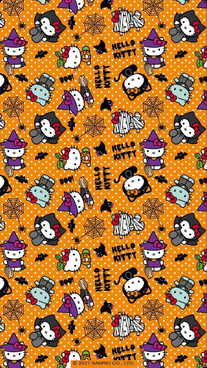 hello kitty halloween wallpaper