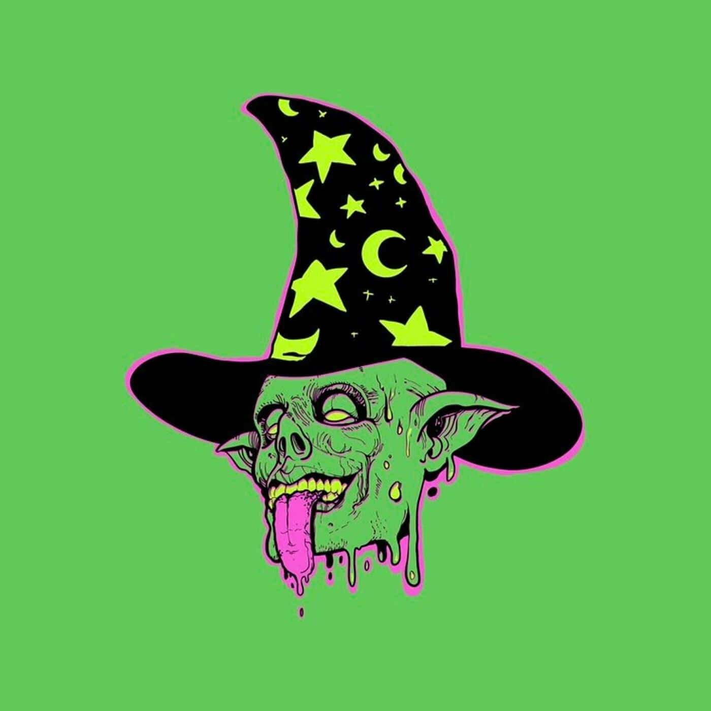 Green Witch Aesthetic Wallpaper