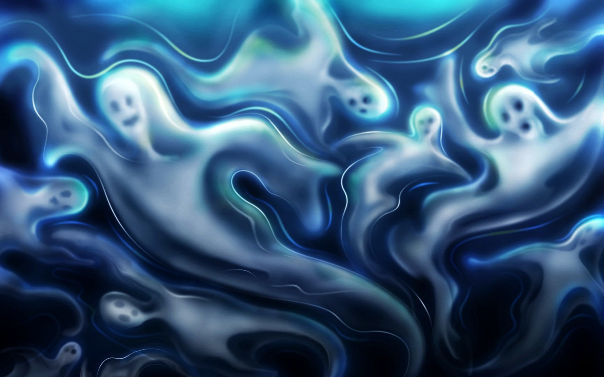 HD Halloween Ghostly Wallpaper