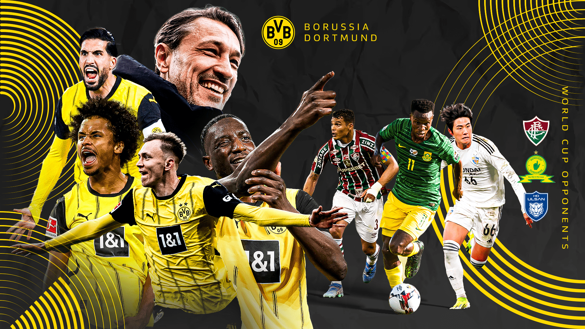 Who are Borussia Dortmund's FIFA Club World Cup 2025 Group F opponents?