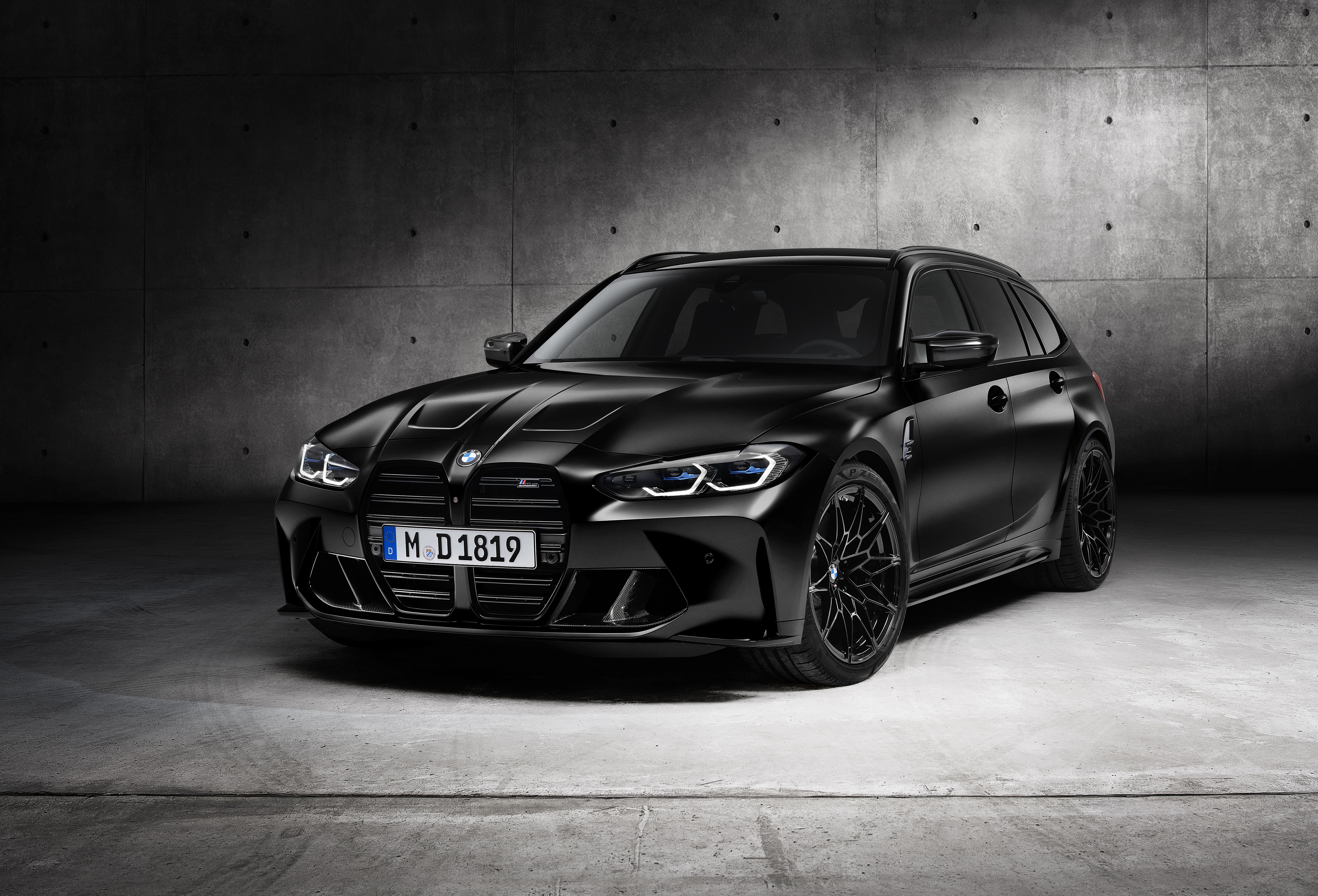 BMW M3 Competition Touring Wallpaper 4K, Black cars, 2022, 5K