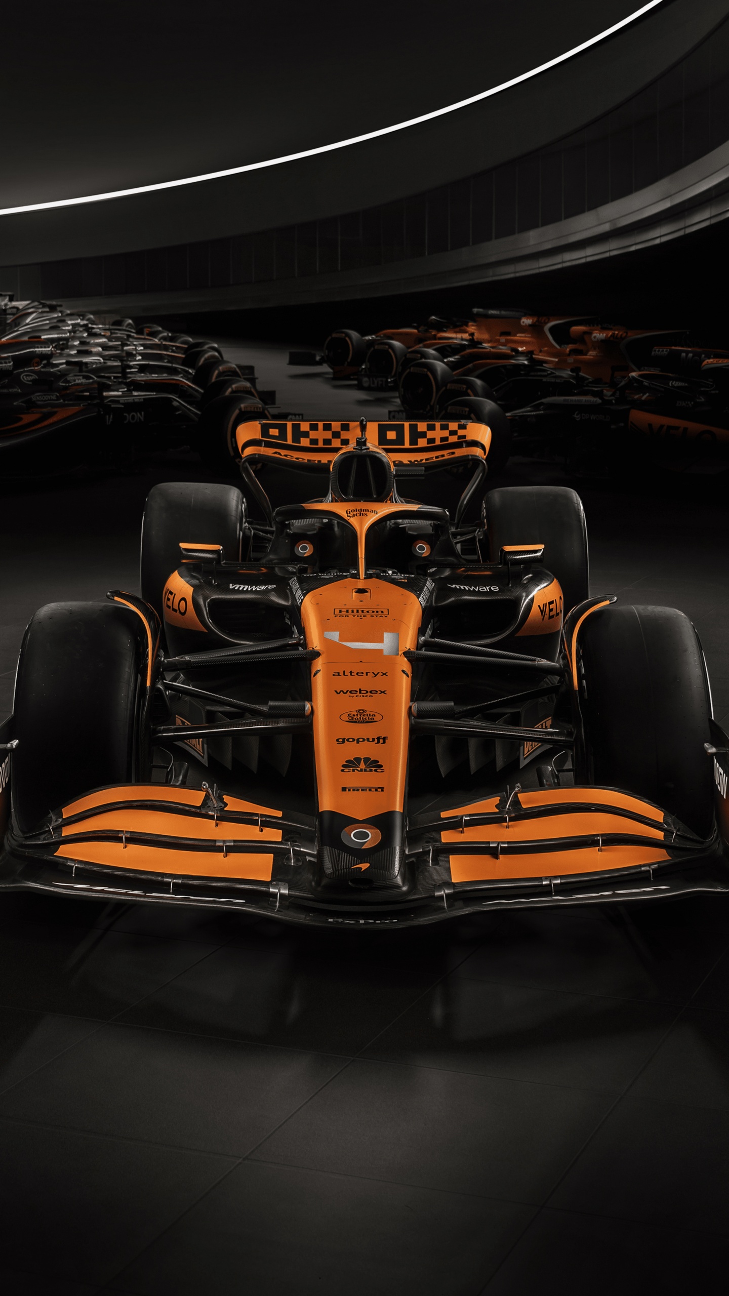 McLaren MCL38 Wallpaper 4K, F1 Cars, Dark background, 2024