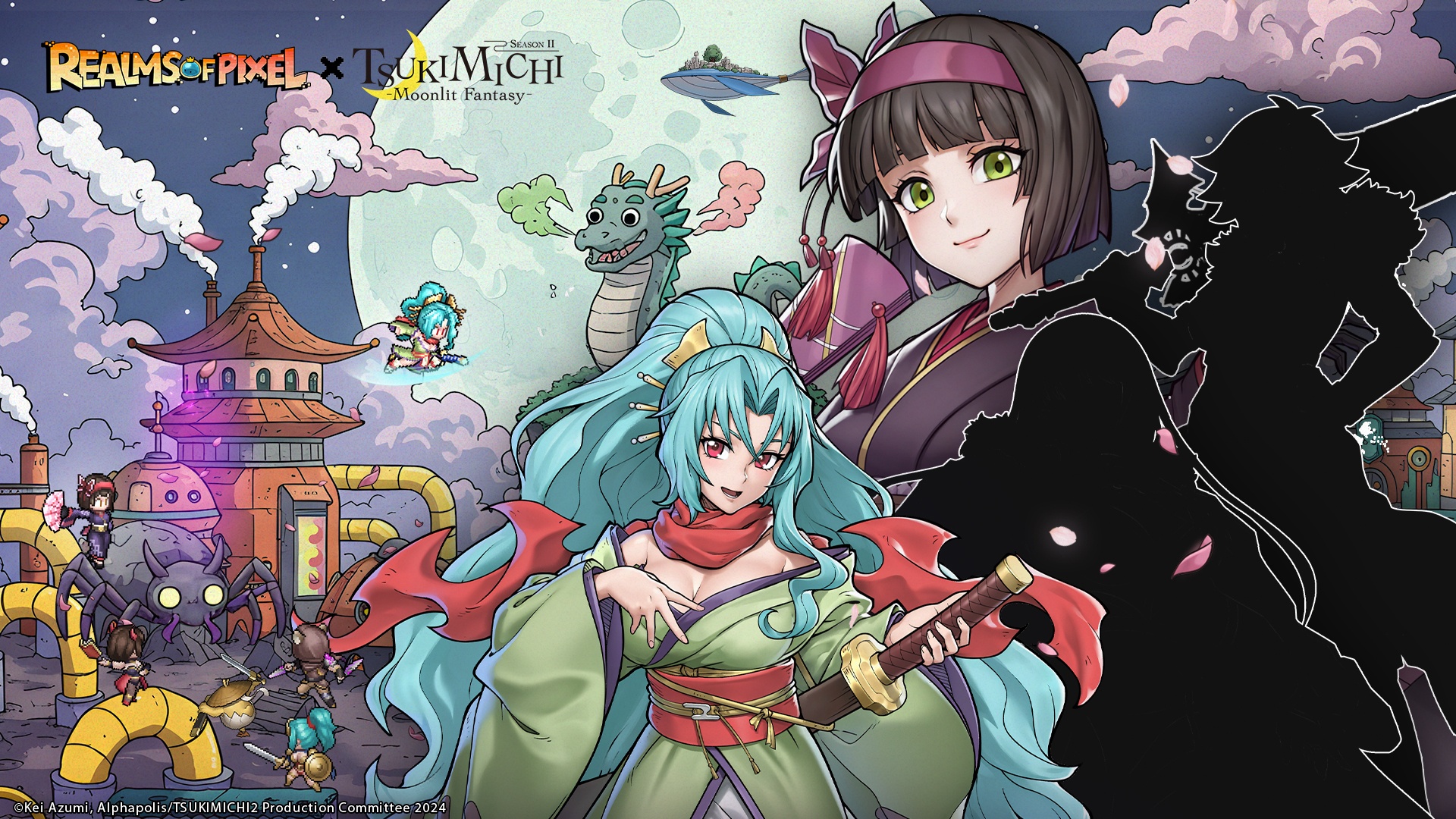 Realms of Pixel x Tsukimichi Season II Crossover Unleashes Sofia & Rona