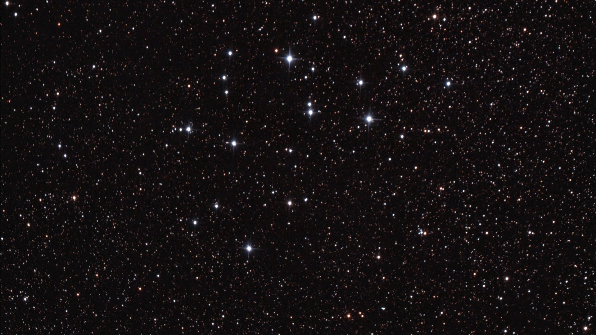 Download wallpaper 1920x1080 stars, space, constellations, glow, black full hd, hdtv, fhd, 1080p HD background