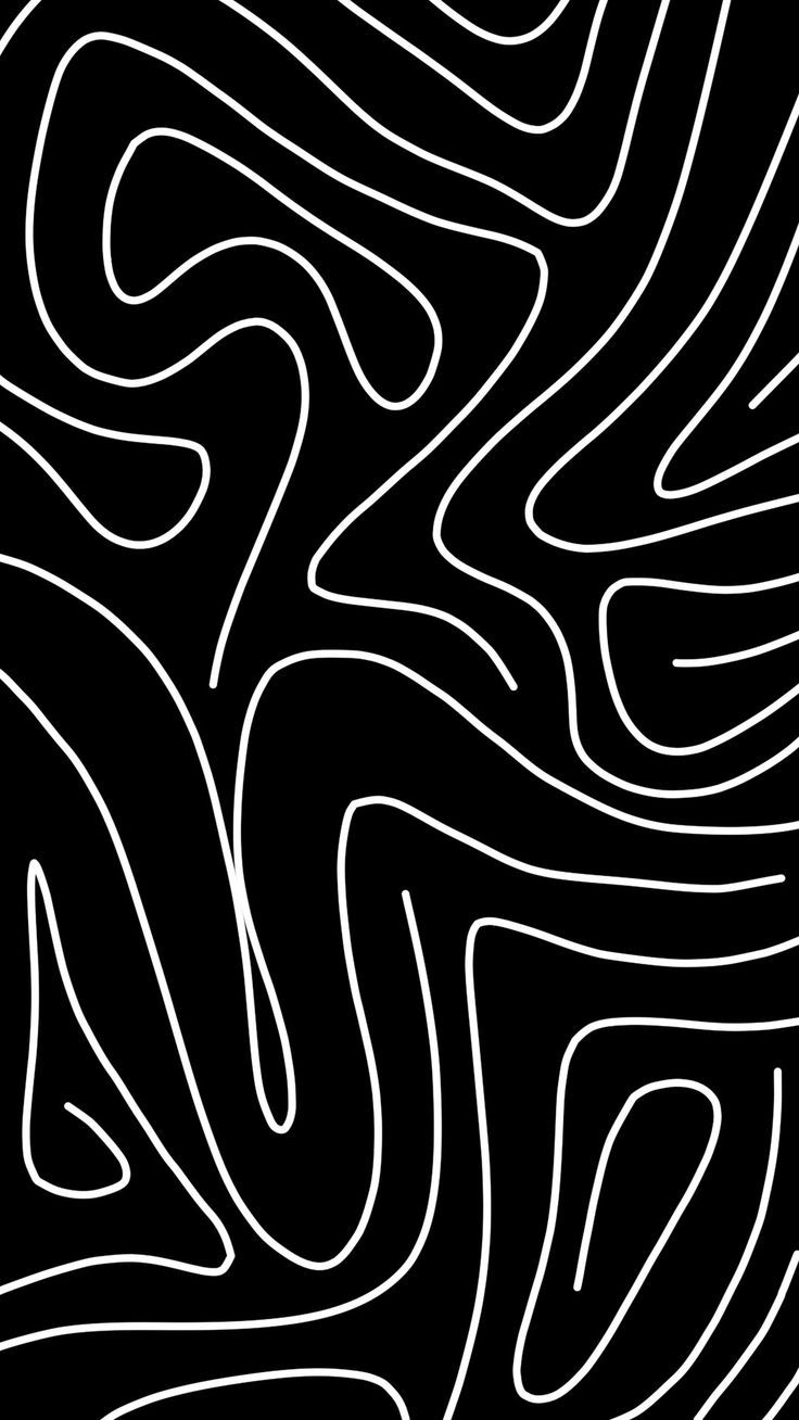 Blak and white pattern wallpaper