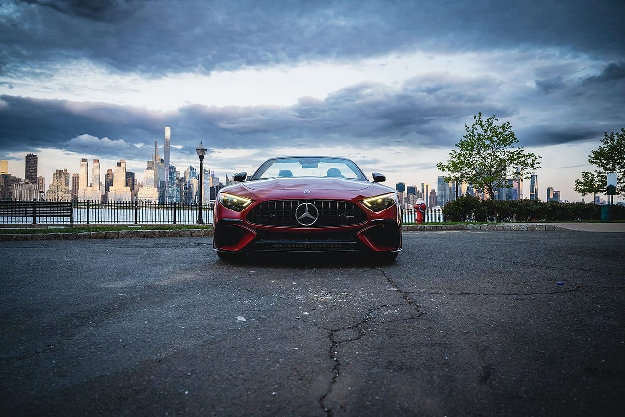The Mercedes AMG SL 63 is technical perfection