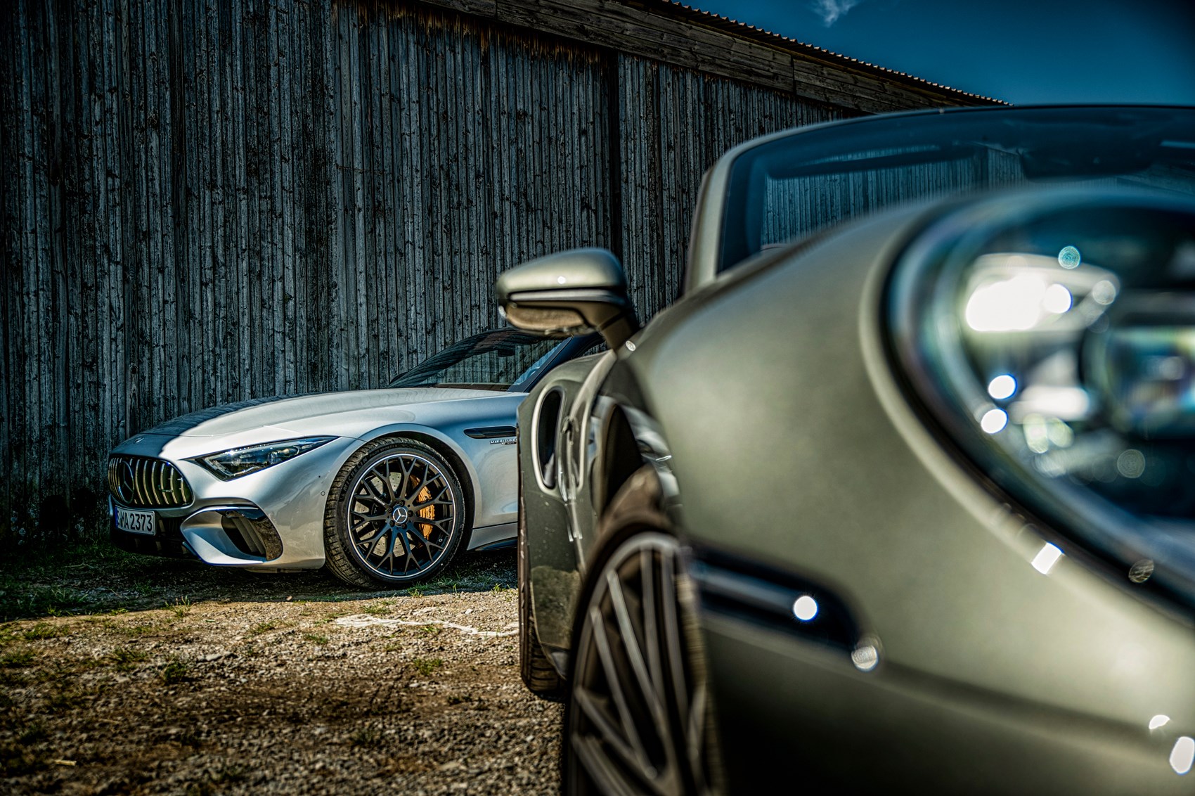 Mercedes AMG SL63 Vs Porsche 911 Turbo Cabriolet Twin Test Review