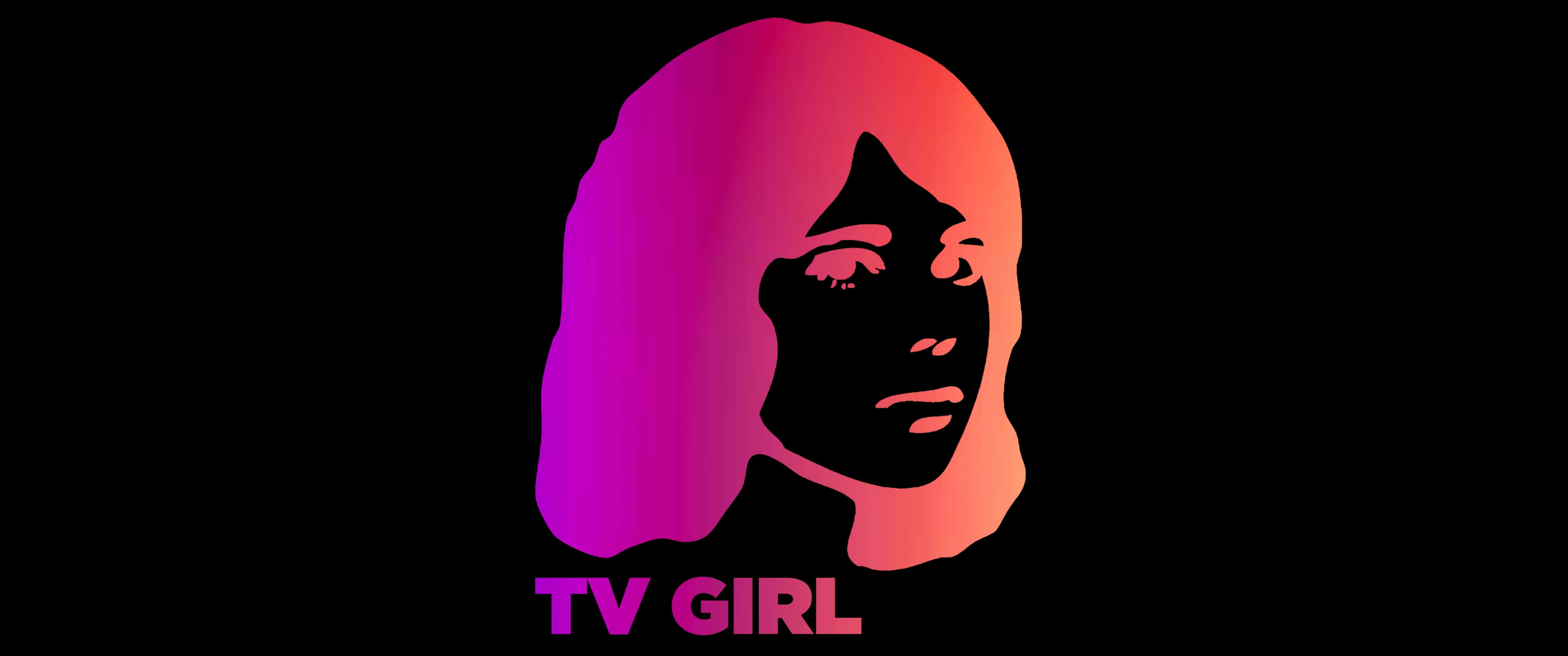 TV Girl Wallpaper 4K, 5K, AMOLED, Black background