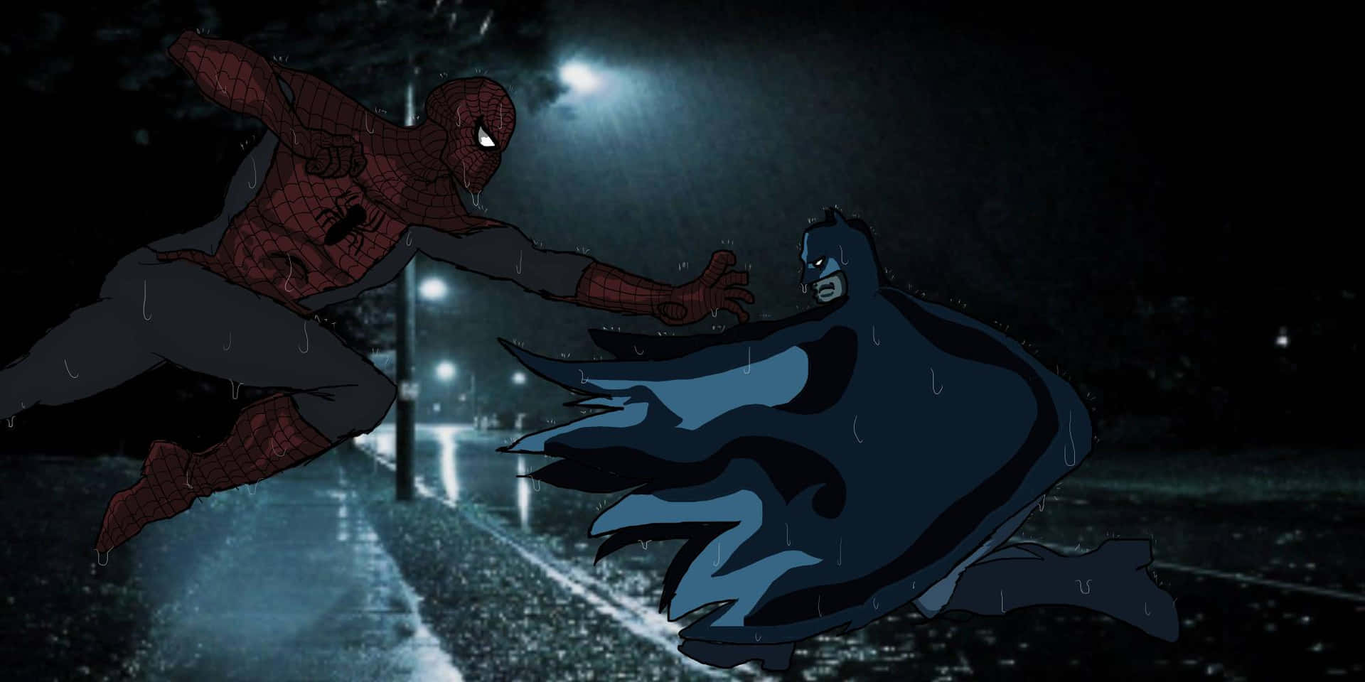 Batman And Spiderman Wallpaper