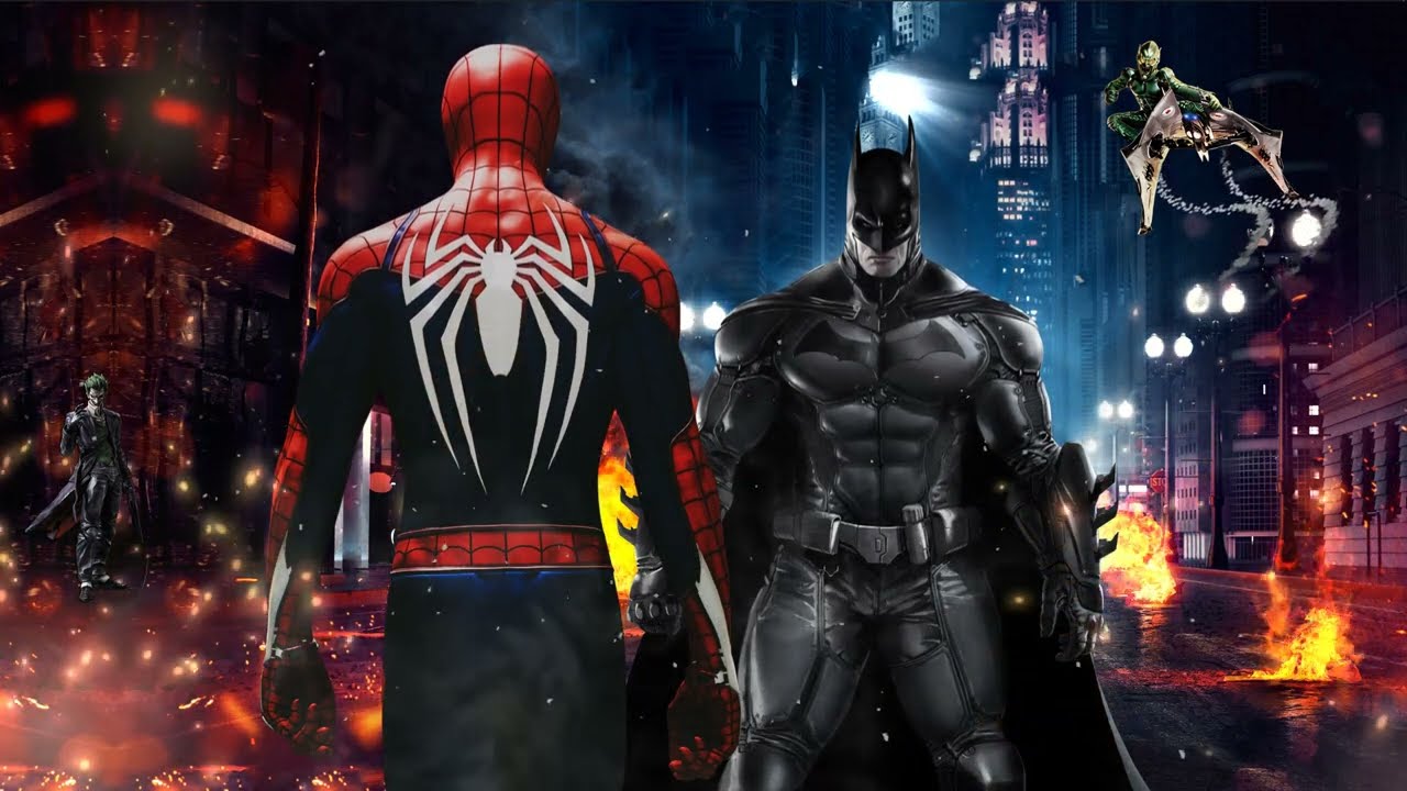 Wallpaper Batman Vs Spider Man