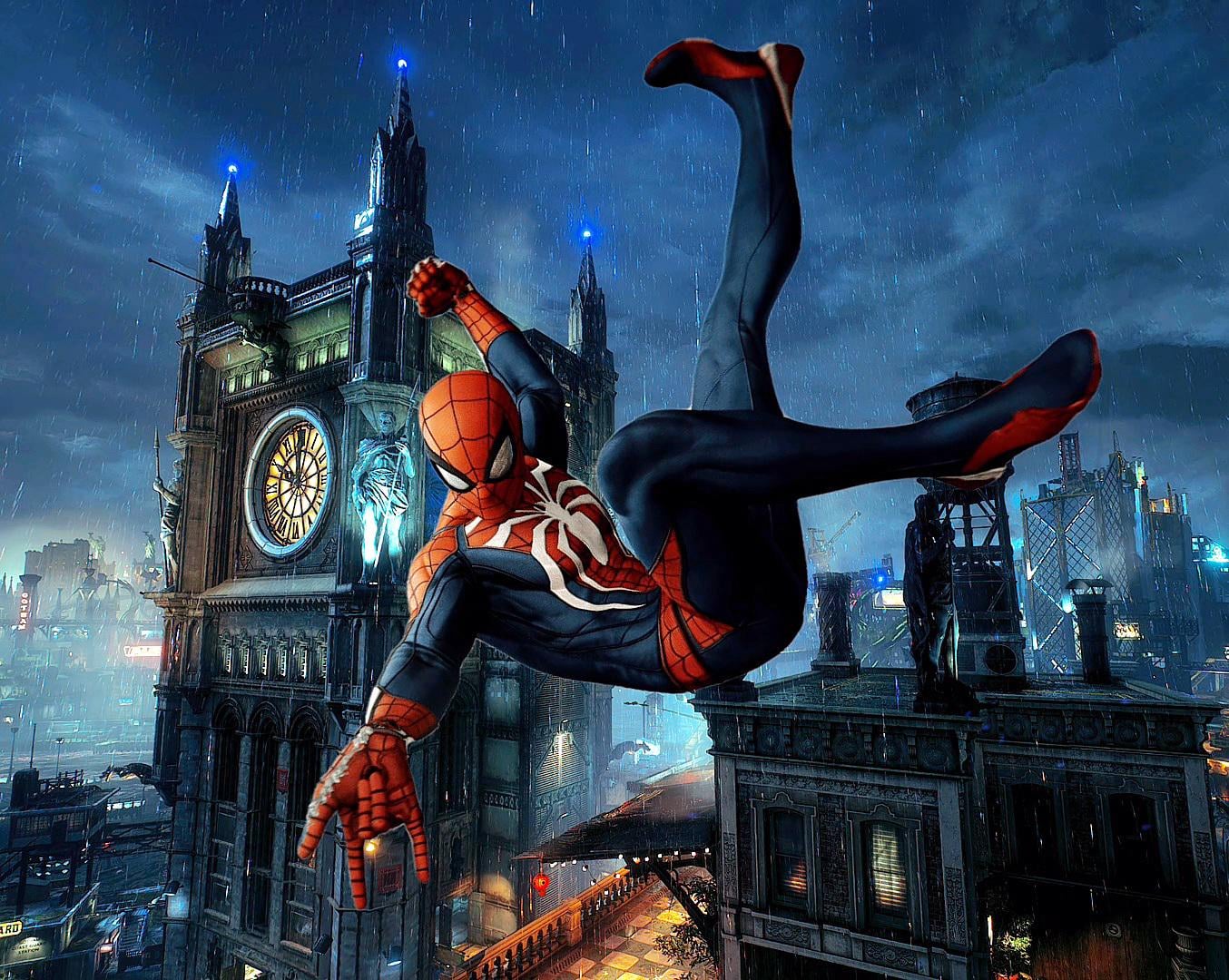 How long do you think Spiderman would take to pack the villains in Arkham Knight?