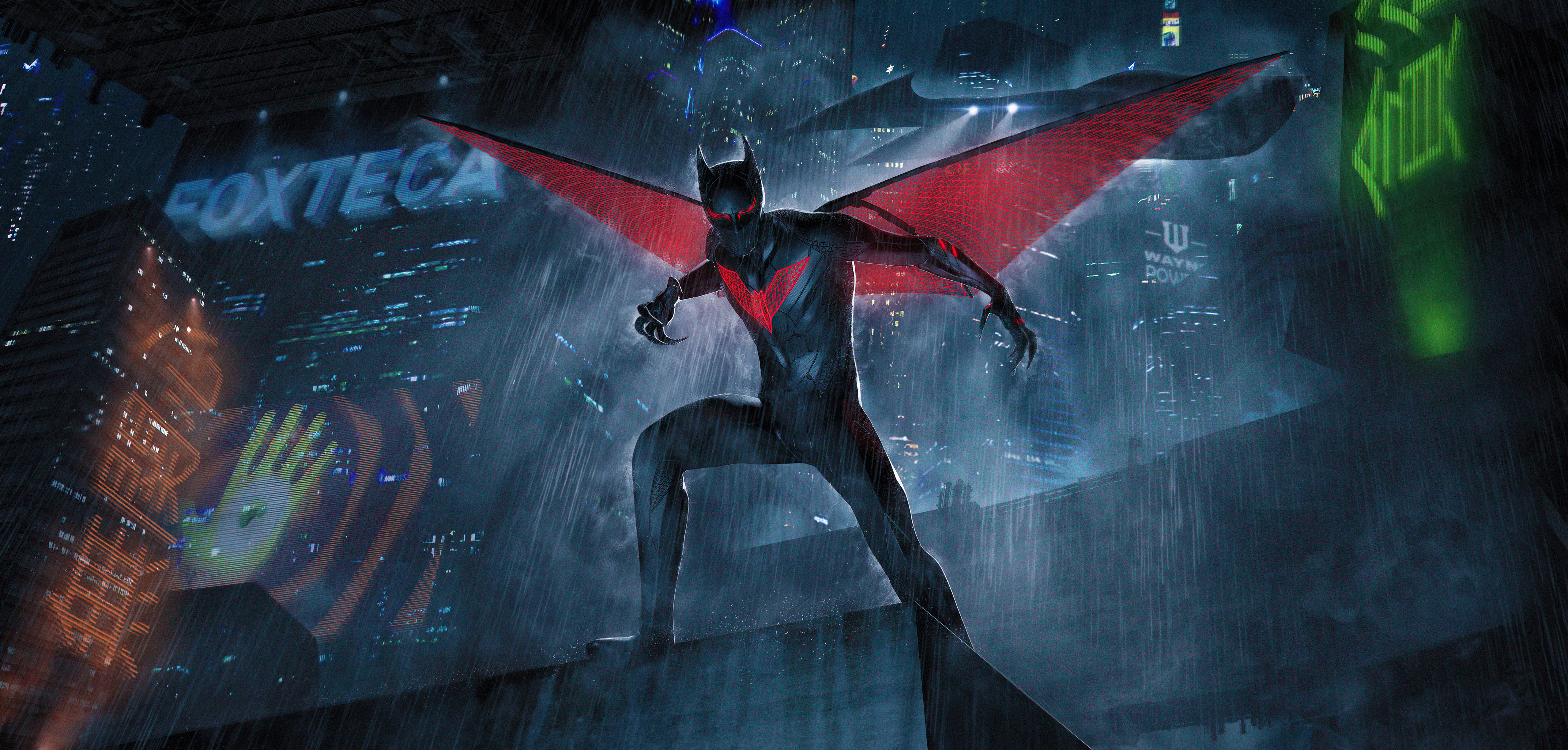 The Batman Beyond Wallpaper 5k for Desktop