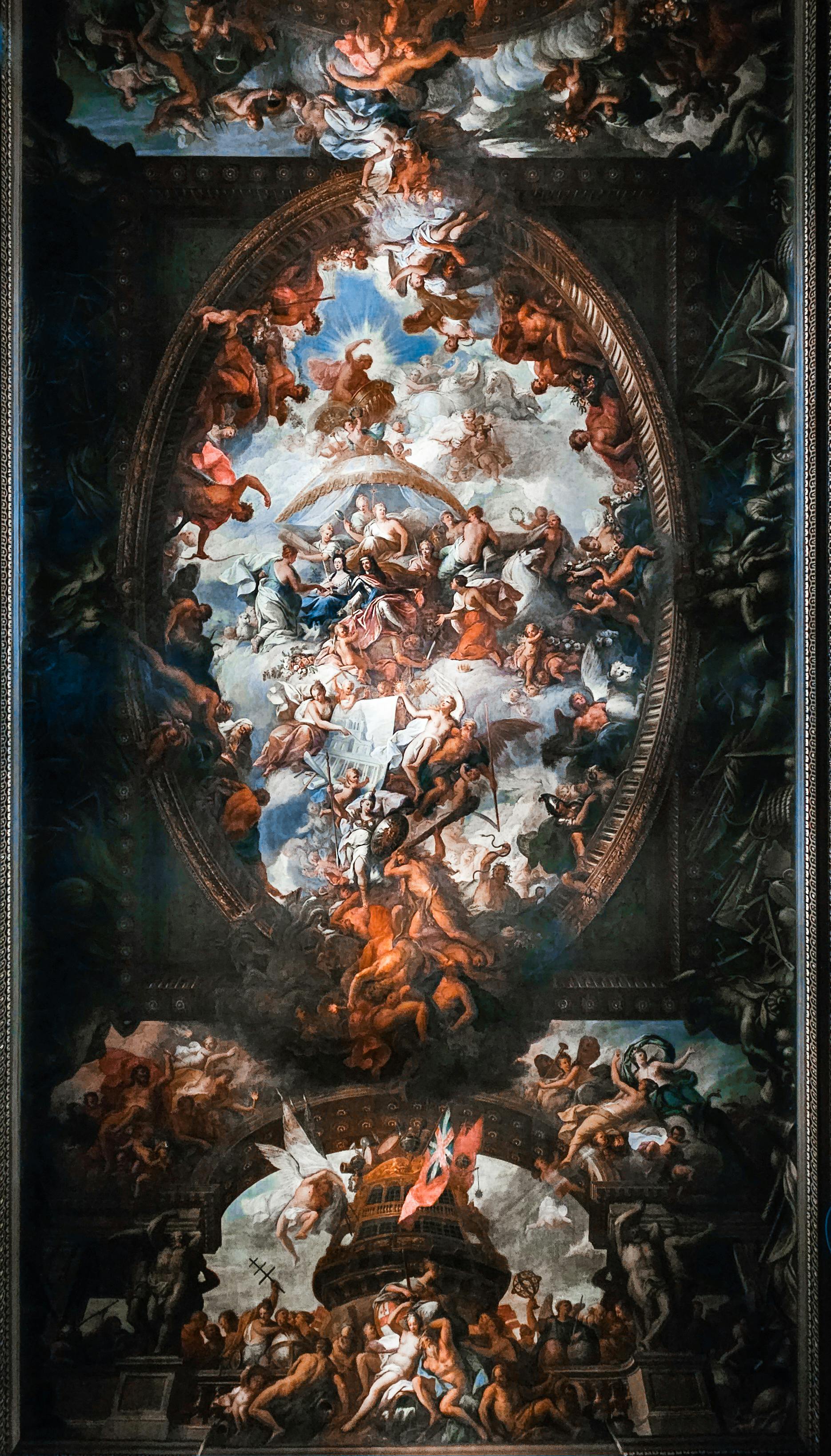 Triumph of Peace and Liberty over Tyranny in Old Royal Naval College · Free