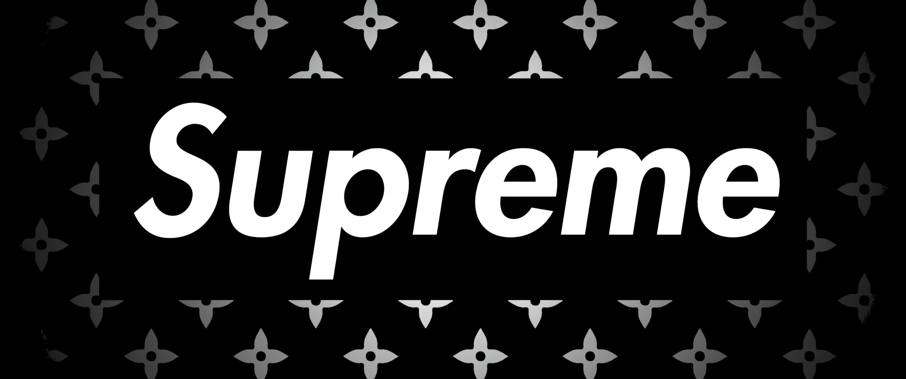 Supreme black logo outlet