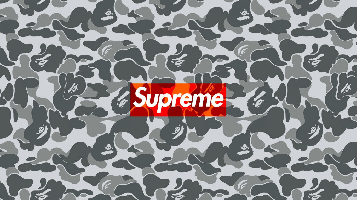 Laptop Supreme Wallpaper Free 1366x768 High Quality Background