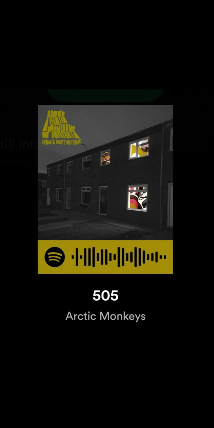 505- arctic monkeys spotify code
