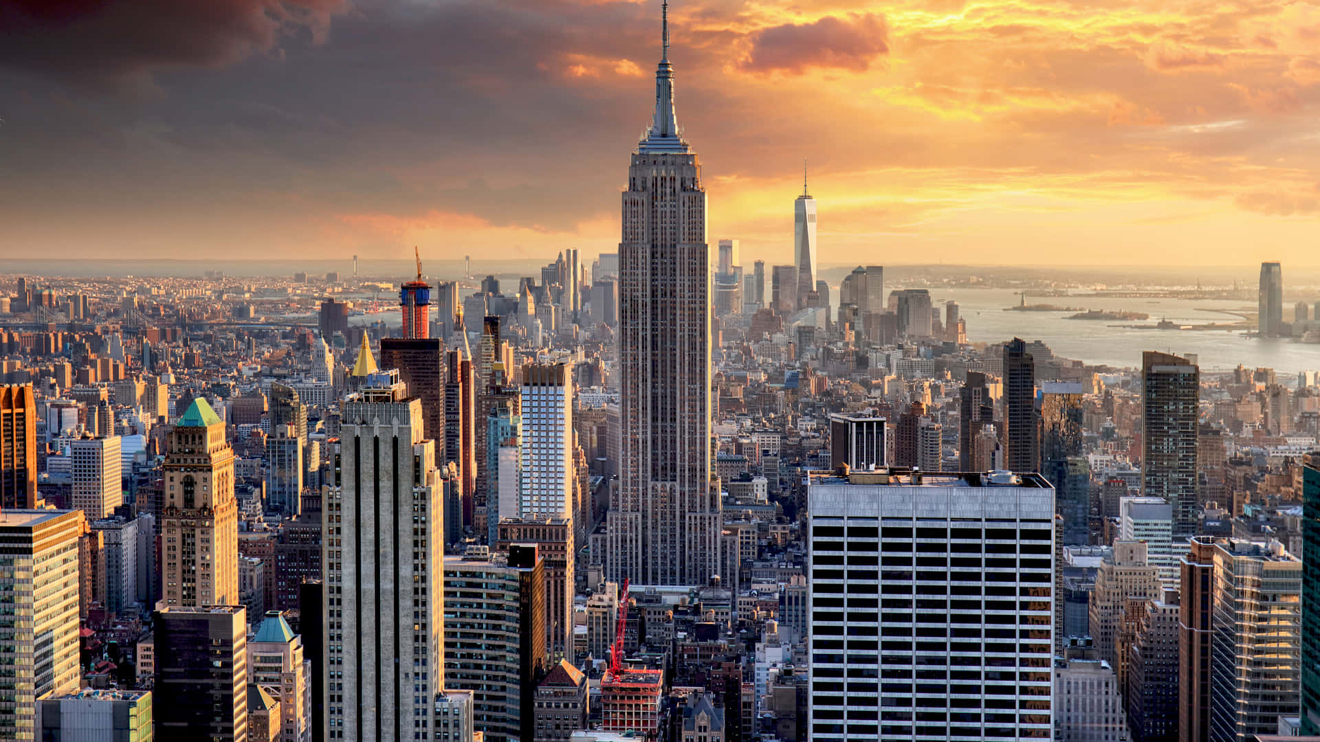 Download Famous Empire State HD New York Background