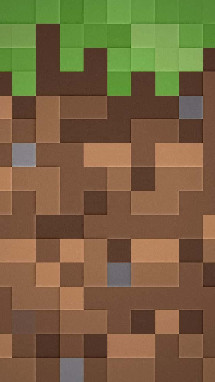 Download A Green Grass Texture From The Ever Popular Game Minecraft Wallpaper