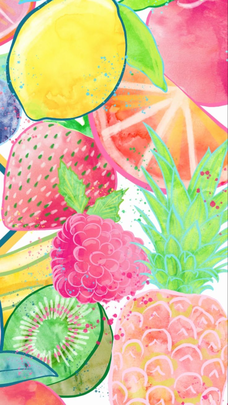 Colorful fruit artwork, choose your favorite