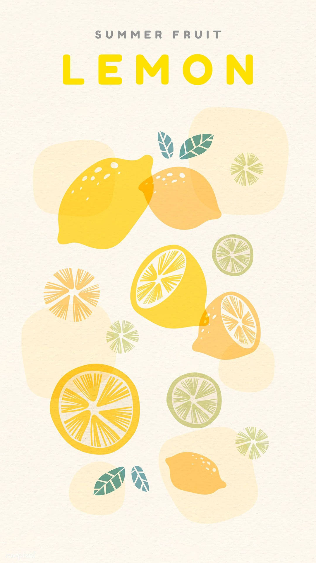 Download Refreshingly Zesty: A Summer Lemon Wallpaper