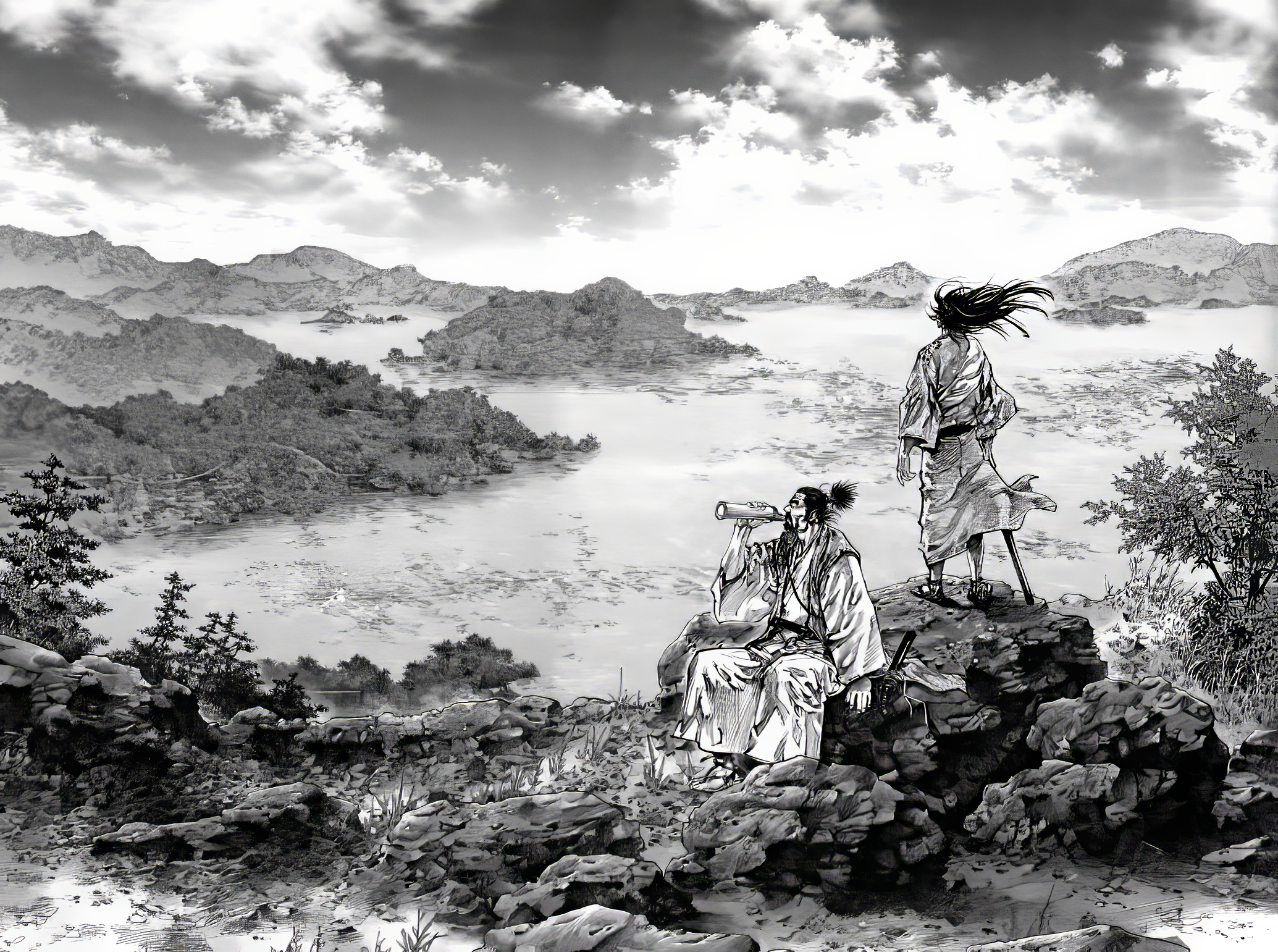 Vagabond: HD Wallpaper of Miyamoto Musashi