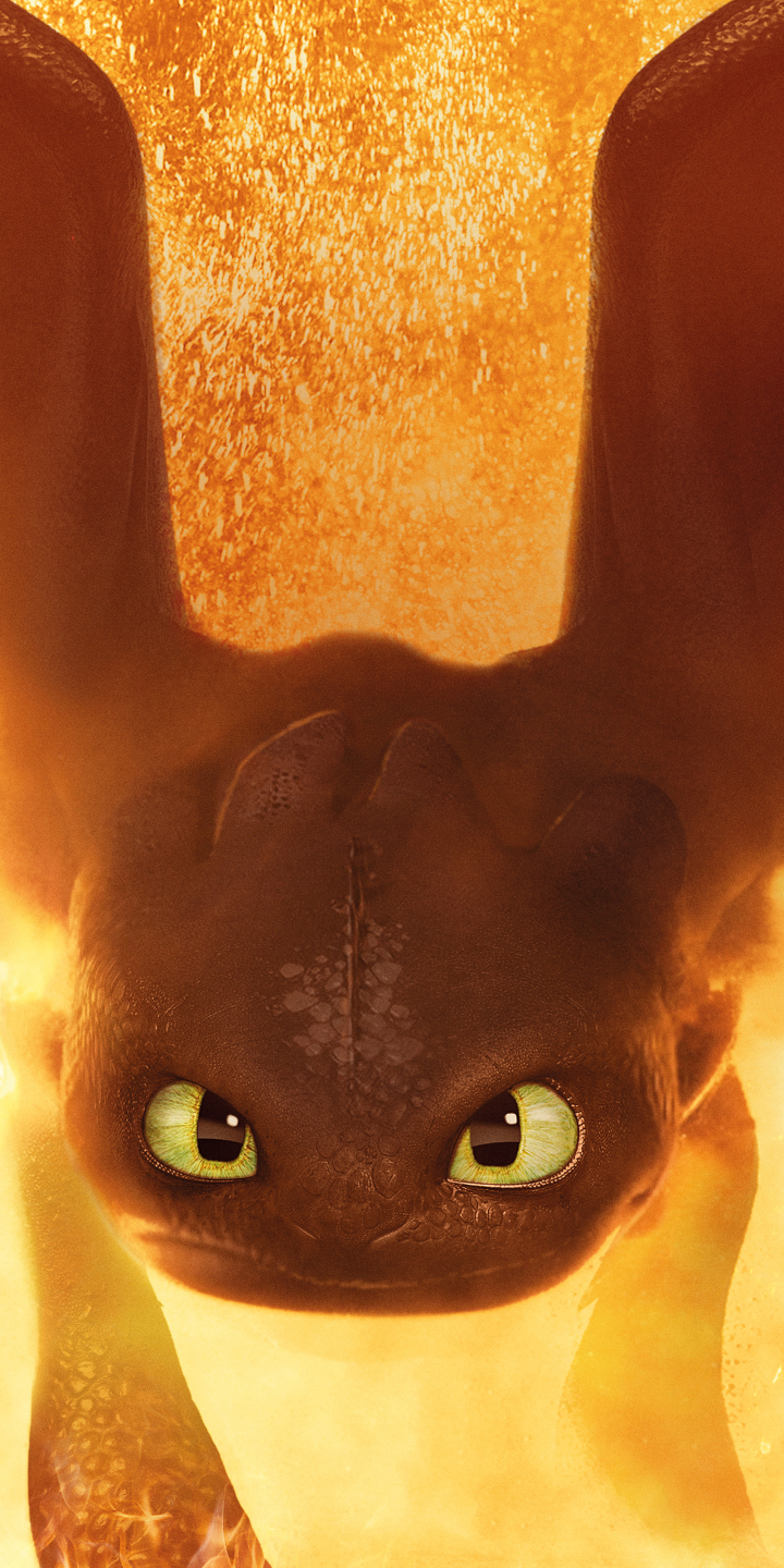 Toothless (How To Train Your Dragon) Phone Wallpaper