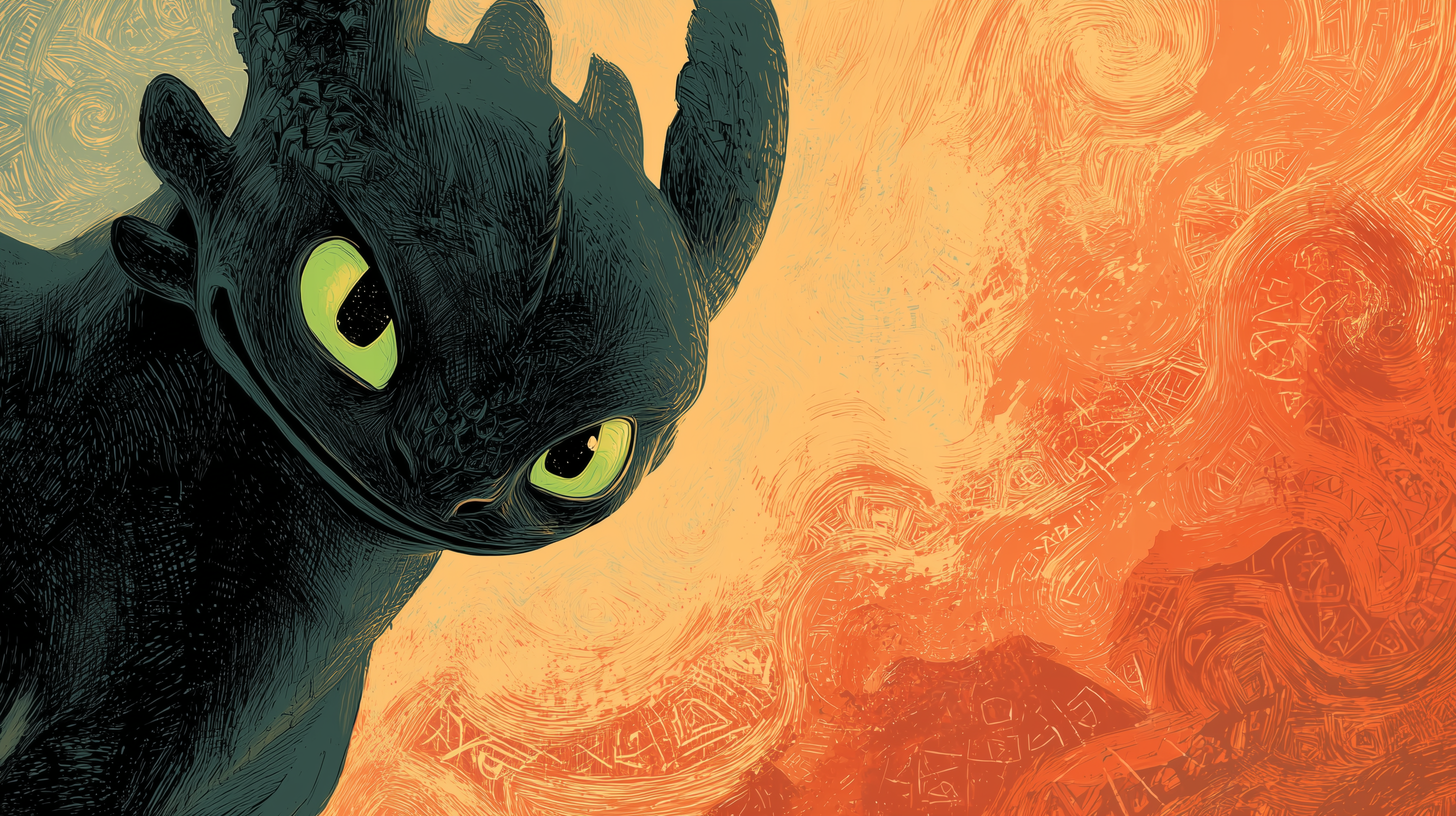 Free Toothless Wallpaper Style In HD 4K