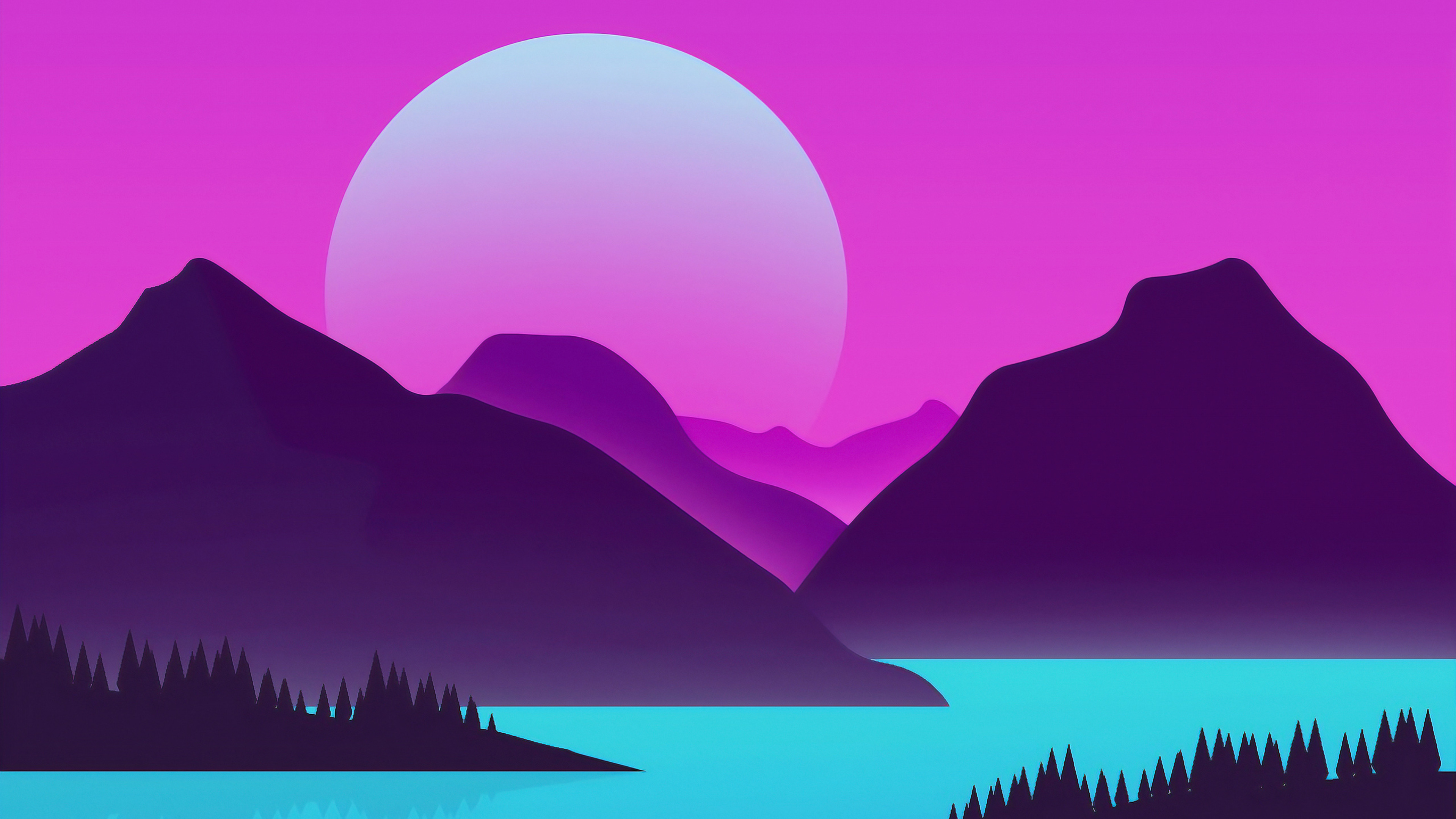 Minimal Landscape 4K , HD 4k Wallpaper, Image, Background, Photos and Picture