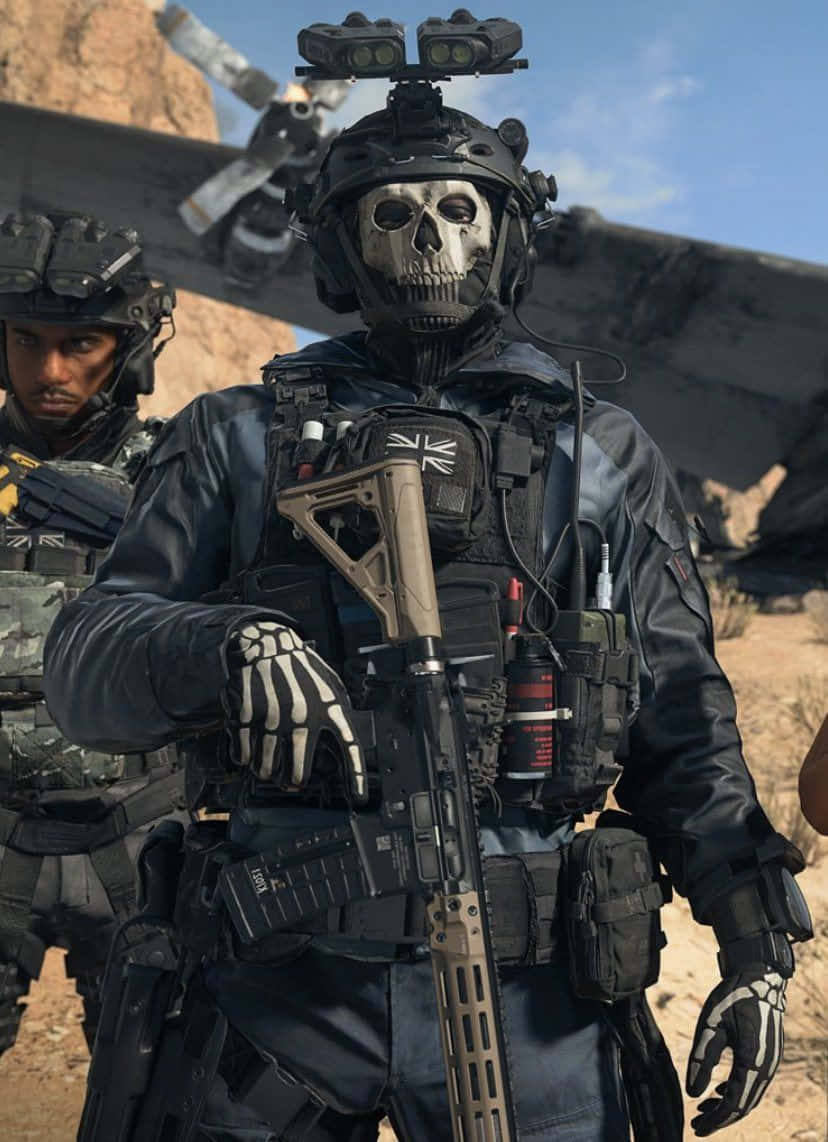 Download Simon Ghost Riley, Elite Military Soldier Wallpaper