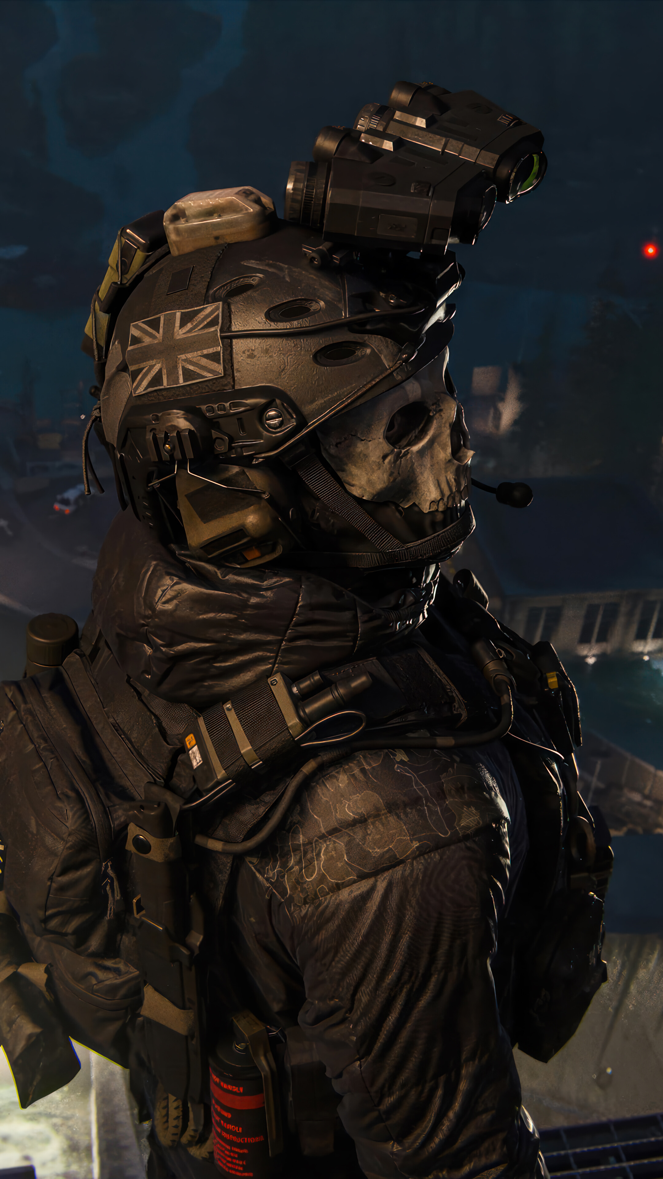 COD: Modern Warfare 3 Ghost 4K Wallpaper iPhone HD Phone m