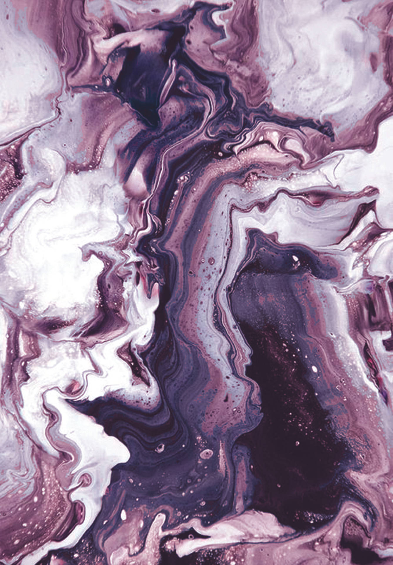 Download White And Purple Marble iPhone Wallpaper