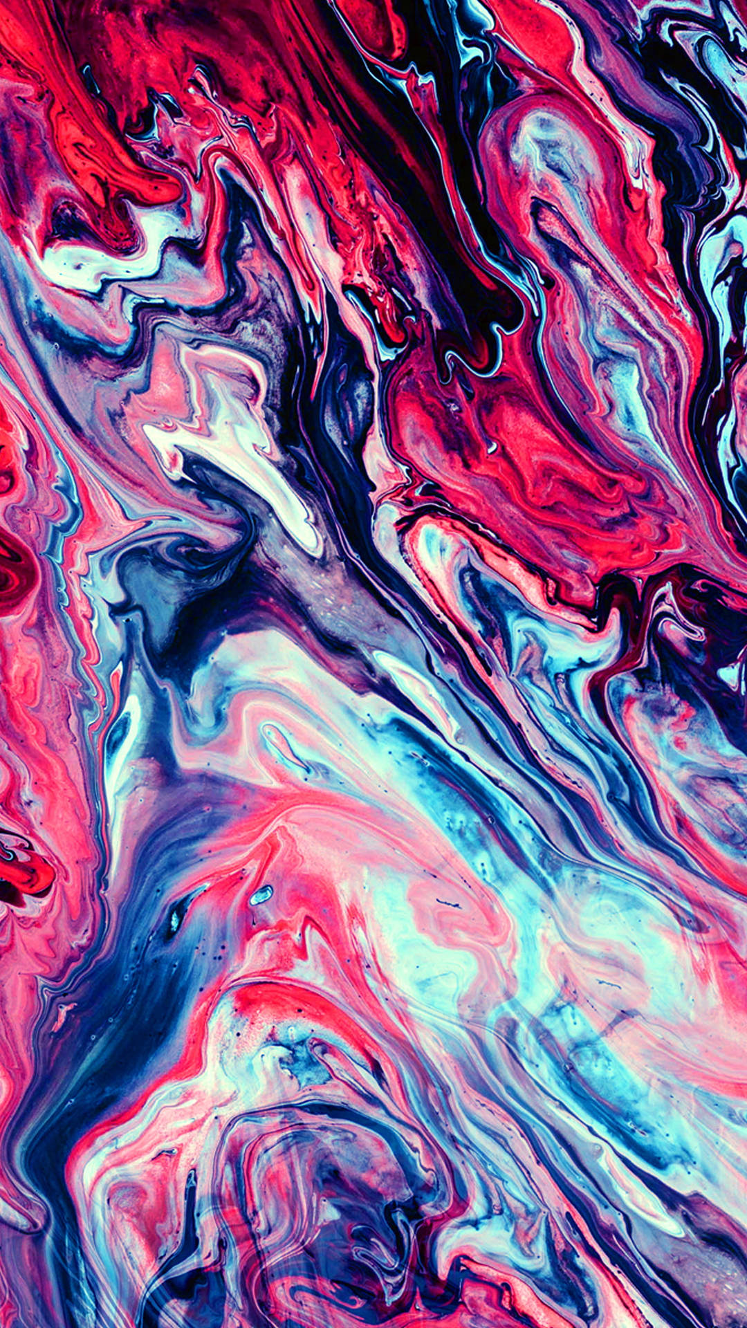 Download Blue And Red Marble iPhone Wallpaper