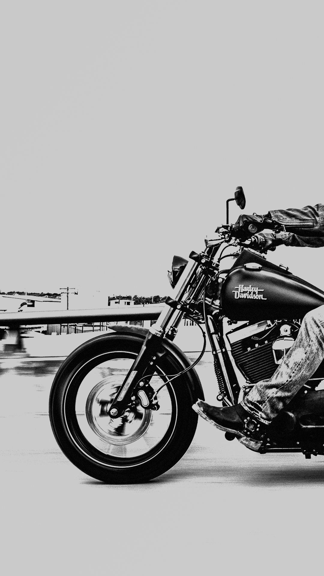 Retro Harley iPhone Home Screen Wallpaper