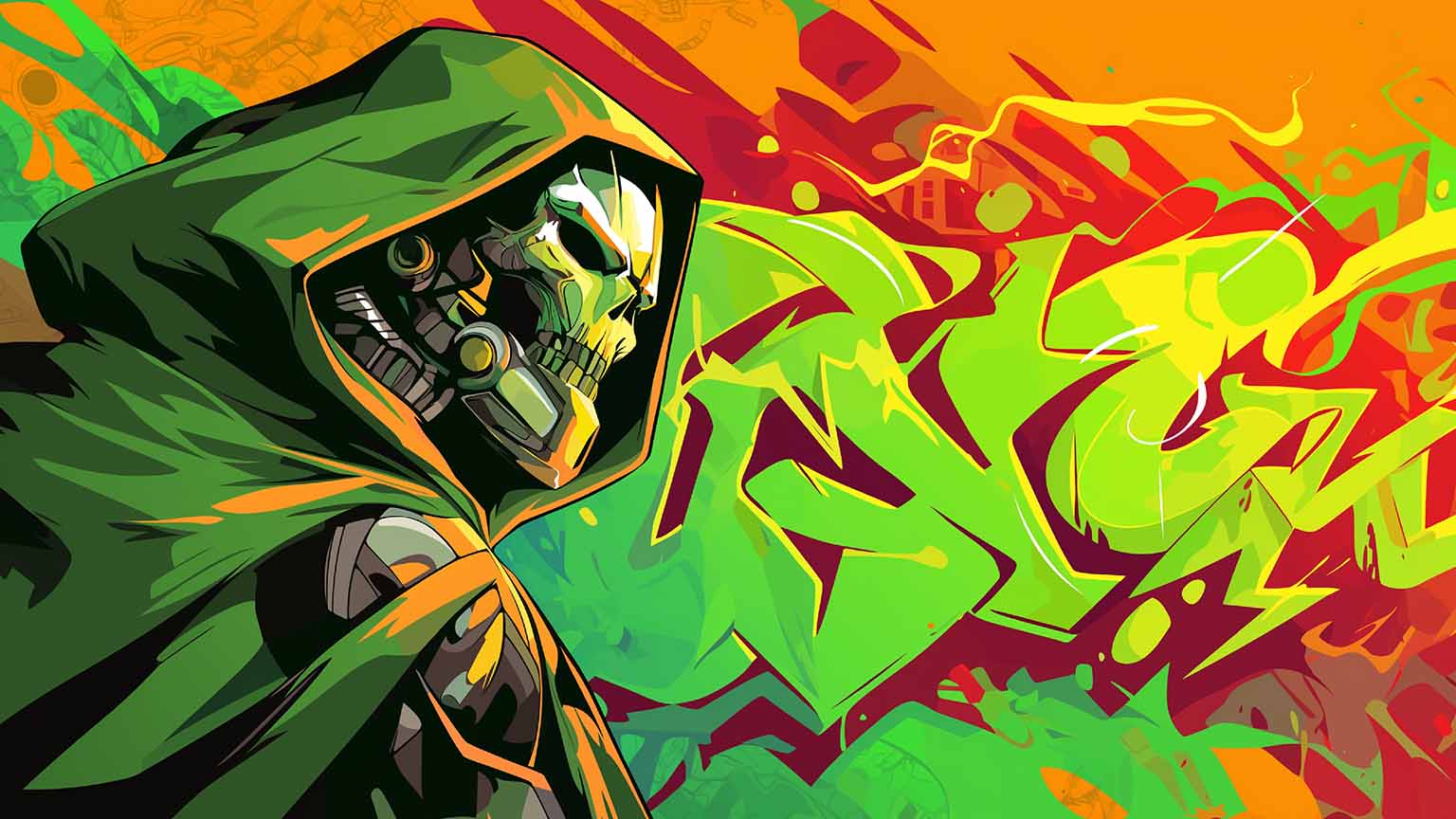 Doctor Doom Comic Colorful Desktop Wallpaper