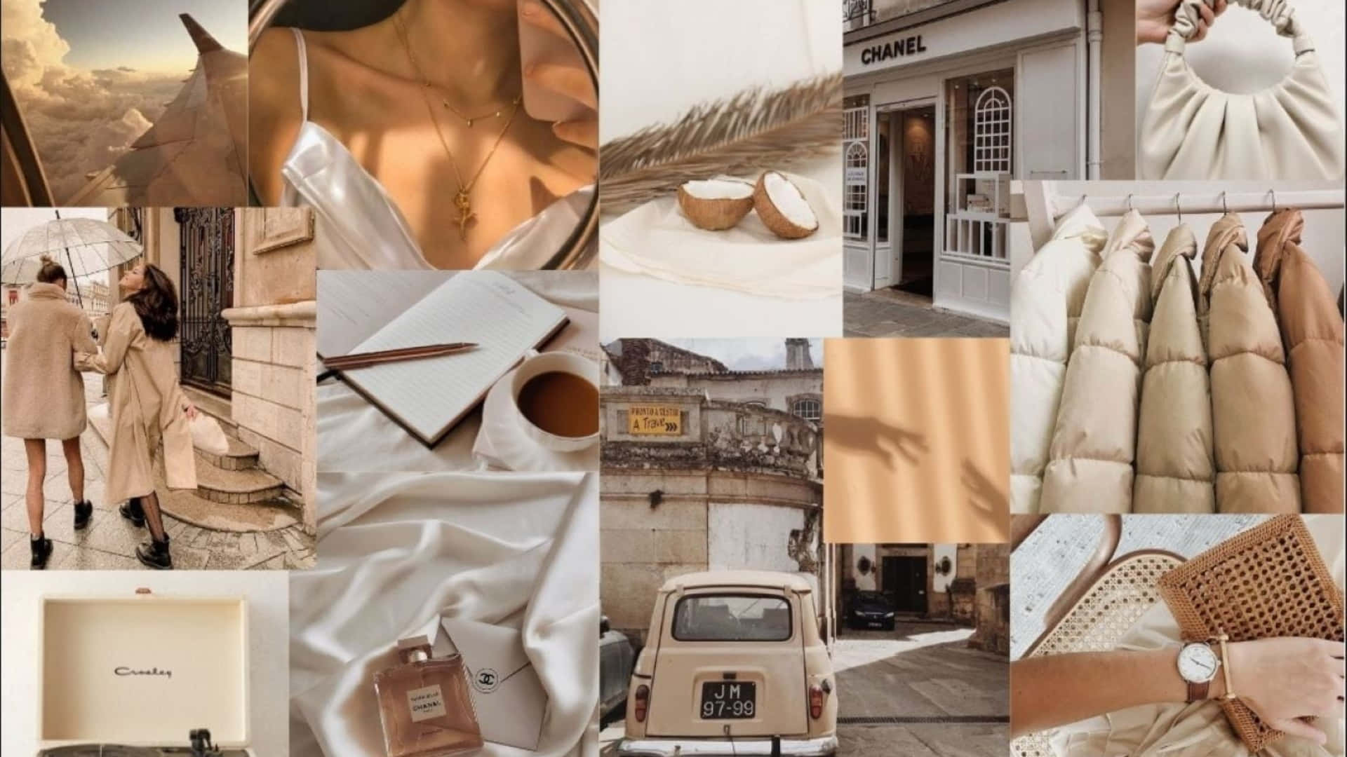 Aesthetic Collage Desktop Wallpaper